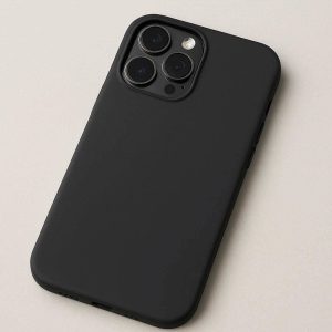 1 Minimalist Matte Liquid Silicone Protective Case For iPhone 14 Pro Max