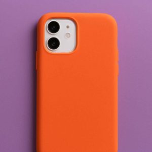 10 Vibrant Solid Color Matte Soft Silicone Skin For iPhone 12