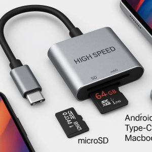 17 High Speed USB C To SD Micro Card Reader Adapter For Photographer iPad Pro Android Type C Phone MacBook