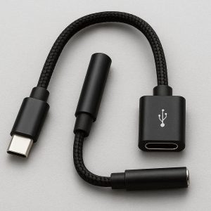 18 Universal USB C To Audio Headphone Jack DAC Adapter Cable With Charging Port For iPhone And Android Devices
