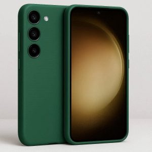 2 Shockproof Solid Color Slim Fit Rubber Phone Cover For Samsung Galaxy S23