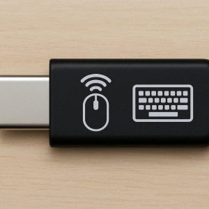 21 Compact USB C Wireless Mouse And Keyboard Receiver Dongle Adapter For Seamless Desktop Setup Connection Solution Accessories
